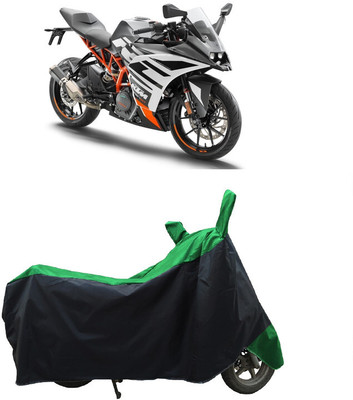 Coxtor Waterproof Two Wheeler Cover for KTM(RC 390 BS6, Green)