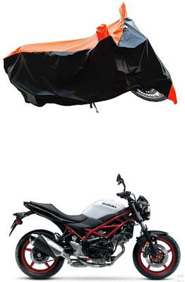 VESMEI Two Wheeler Cover for Suzuki(SV 650 BS6, Orange)