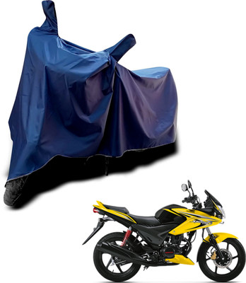 KEDIT Two Wheeler Cover for Honda(CBF Stunner, Blue)