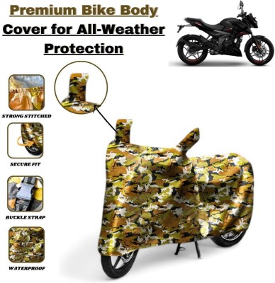 Autohaux Waterproof Two Wheeler Cover for Bajaj(Pulsar N160, Multicolor)