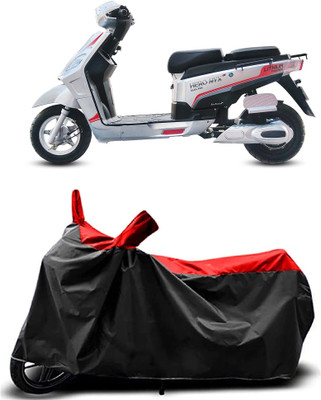 MMSSTAR Waterproof Two Wheeler Cover for Hero(Electric NYX HS500 ER BS6, Red)
