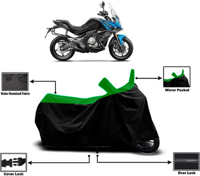 Amexride Two Wheeler Cover for CFMoto(650MT, Green)