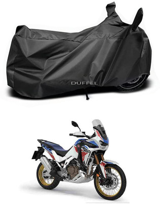 Duffel Two Wheeler Cover for Honda(CRF1000L Africa Twin, Black)