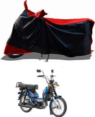 DeepShakshi AUTOMOTIVE Waterproof Two Wheeler Cover for TVS(Heavy Duty, Red)