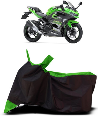 VESMEI Two Wheeler Cover for Kawasaki(Ninja 300 BS6, Green)