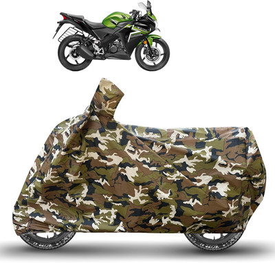 Caronix Waterproof Two Wheeler Cover for Honda(CBR 150R, Brown)