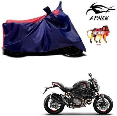 DeepShakshi AUTOMOTIVE Waterproof Two Wheeler Cover for Ducati(Monster 82, Red, Blue)