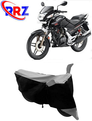 RRZ Waterproof Two Wheeler Cover for Hero(CBZ Extreme, Black, Grey)