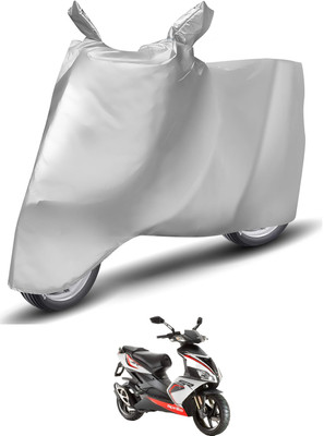 Caronix Waterproof Two Wheeler Cover for Aprilia(SR 150, Silver)