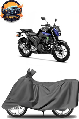 WRAPSTRIC Waterproof Two Wheeler Cover for Yamaha(FZ 25, Grey)