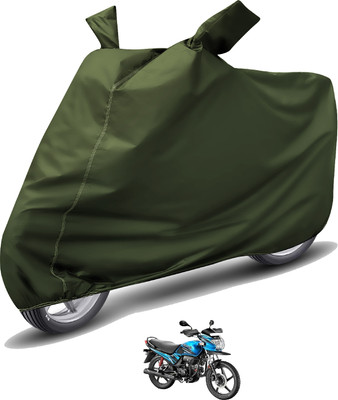 MOCKHE Waterproof Two Wheeler Cover for Hero(Passion Pro, Green)