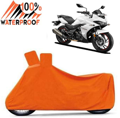 ROYAL AUTO MART Waterproof Two Wheeler Cover for Hero(Xtreme 200S, Orange)