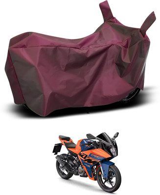 CODOKI Waterproof Two Wheeler Cover for KTM(RC125, Maroon)