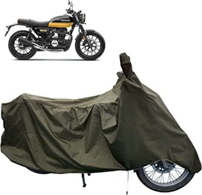 prapt accessories Waterproof Two Wheeler Cover for Honda(CB350RS, Black, Silver, Blue)