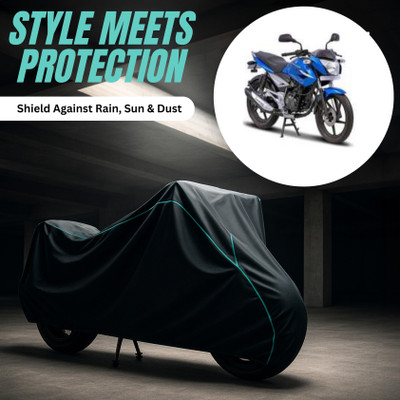 AUCTIMO Two Wheeler Cover for Bajaj(XCD 125cc, Multicolor)