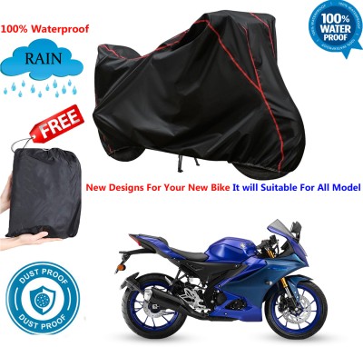 OliverX Waterproof Two Wheeler Cover for Yamaha(Black)