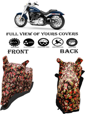 Amexride Two Wheeler Cover for Harley Davidson(Fat Boy, Multicolor)