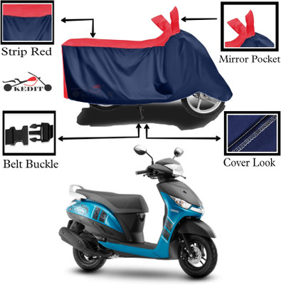 KEDIT Two Wheeler Cover for Universal For Bike(Alpha, Red, Blue)