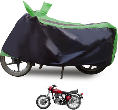 Euro Care Waterproof Two Wheeler Cover for Royal Enfield(Bullet 350 Twinspark, Green)
