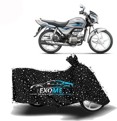 EXOME Two Wheeler Cover for Hero(Splendor Pro, Black)