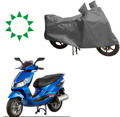 DeepShakshi AUTOMOTIVE Waterproof Two Wheeler Cover for Bajaj(Sunny, Grey)