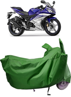Amexride Two Wheeler Cover for Yamaha(YZF-R15 V2 BS6, Maroon)