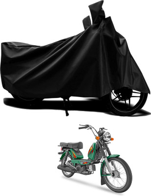 AASHTIK MART Two Wheeler Cover for TVS(Heavy Duty BS6, Black)