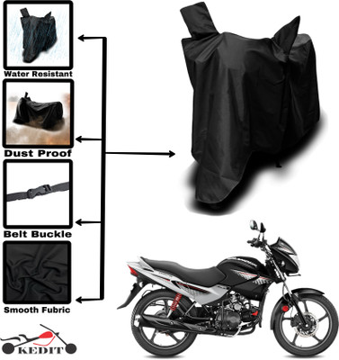 AASHTIK MART Two Wheeler Cover for Hero(Glamour i3s BS6, Black)