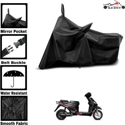 KEDIT Two Wheeler Cover for Hero(Electric NYX e5, Black)