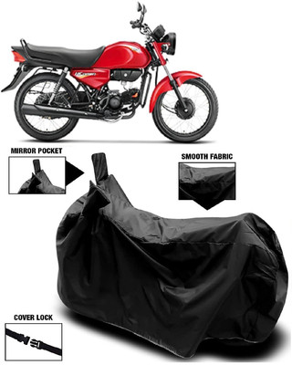 MMSSTAR Waterproof Two Wheeler Cover for Hero(HF Dawn, Black)