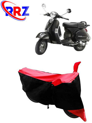 RRZ Waterproof Two Wheeler Cover for LML(Star Euro 150, Black, Red)