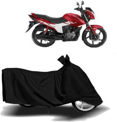 Mdstar Waterproof Two Wheeler Cover for Hero(MotoCorp Glamour, Black)
