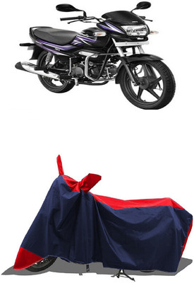 SUGASHRI Waterproof Two Wheeler Cover for Hero(MotoCorp Super Splendor, Red, Blue)