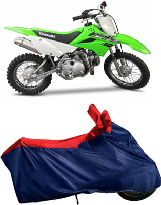 APNEK Waterproof Two Wheeler Cover for Kawasaki(KLX 110, Blue, Red)