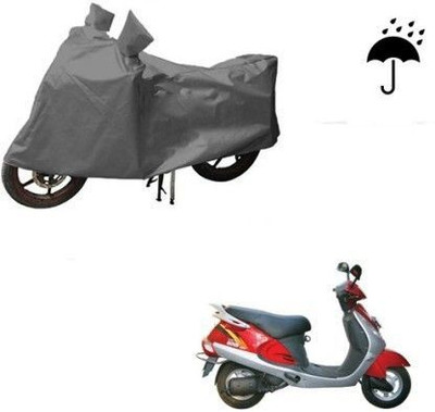 DeepShakshi AUTOMOTIVE Waterproof Two Wheeler Cover for Kinetic(Nova, Grey)