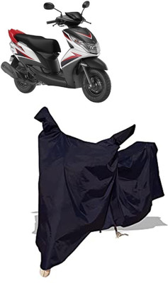 Amexride Two Wheeler Cover for Yamaha(Ray Z BS6, Black)