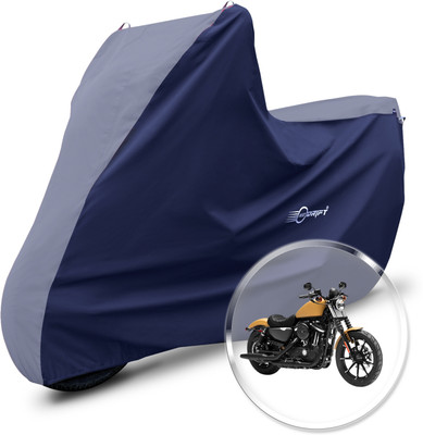 Neodrift Two Wheeler Cover for Harley Davidson(Iron 883, Grey, Blue)