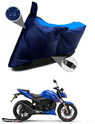 RONISH Waterproof Two Wheeler Cover for TVS(Apache RTR 160 4V, Blue)