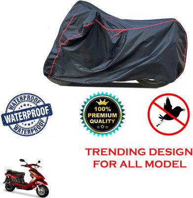 THE REAL ARV Waterproof Two Wheeler Cover for Indus(Yo Spark, Black)