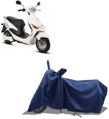 Tritika Waterproof Two Wheeler Cover for Hero Electric(Cruiser, Blue)
