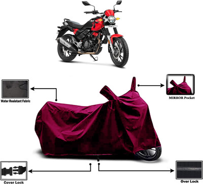Amexride Two Wheeler Cover for Hero(MotoCorp XPulse 200T, Maroon)