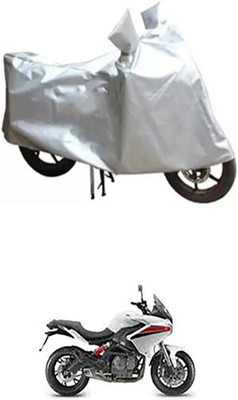 THE REAL ARV Waterproof Two Wheeler Cover for DSK Benelli(Silver)