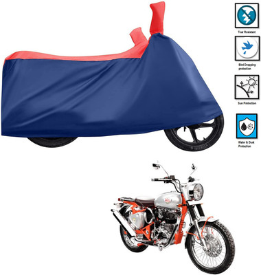 CODOKI Waterproof Two Wheeler Cover for Royal Enfield(Bullet Trials 350, Red)