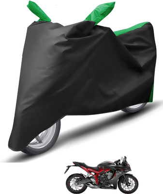 Caronix Waterproof Two Wheeler Cover for Honda(CBR 650F, Green)