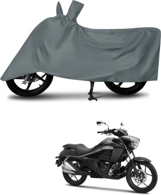 aosis Waterproof Two Wheeler Cover for Suzuki(Intruder, Grey)