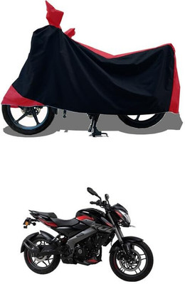 AASHTIK MART Two Wheeler Cover for Bajaj(Pulsar NS200, Red)