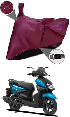 KEDIT Two Wheeler Cover for Yamaha(Ray-ZR 125FI, Maroon)