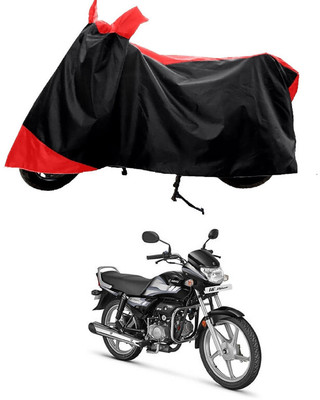 GROFATIK Two Wheeler Cover for Hero(HF Deluxe BS6, Red)