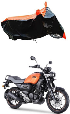 VESMEI Two Wheeler Cover for Yamaha(FZ S FI New BS6, Orange)
