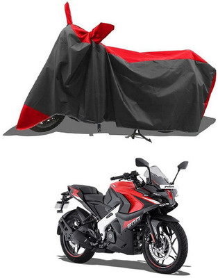 PAGORA Waterproof Two Wheeler Cover for Bajaj(Pulsar RS200 BS6, Red, Black)